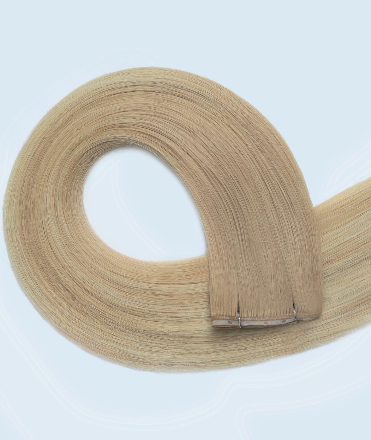 #Sandy Blonde Balayage Superior Butterfly Weft™ Extensions