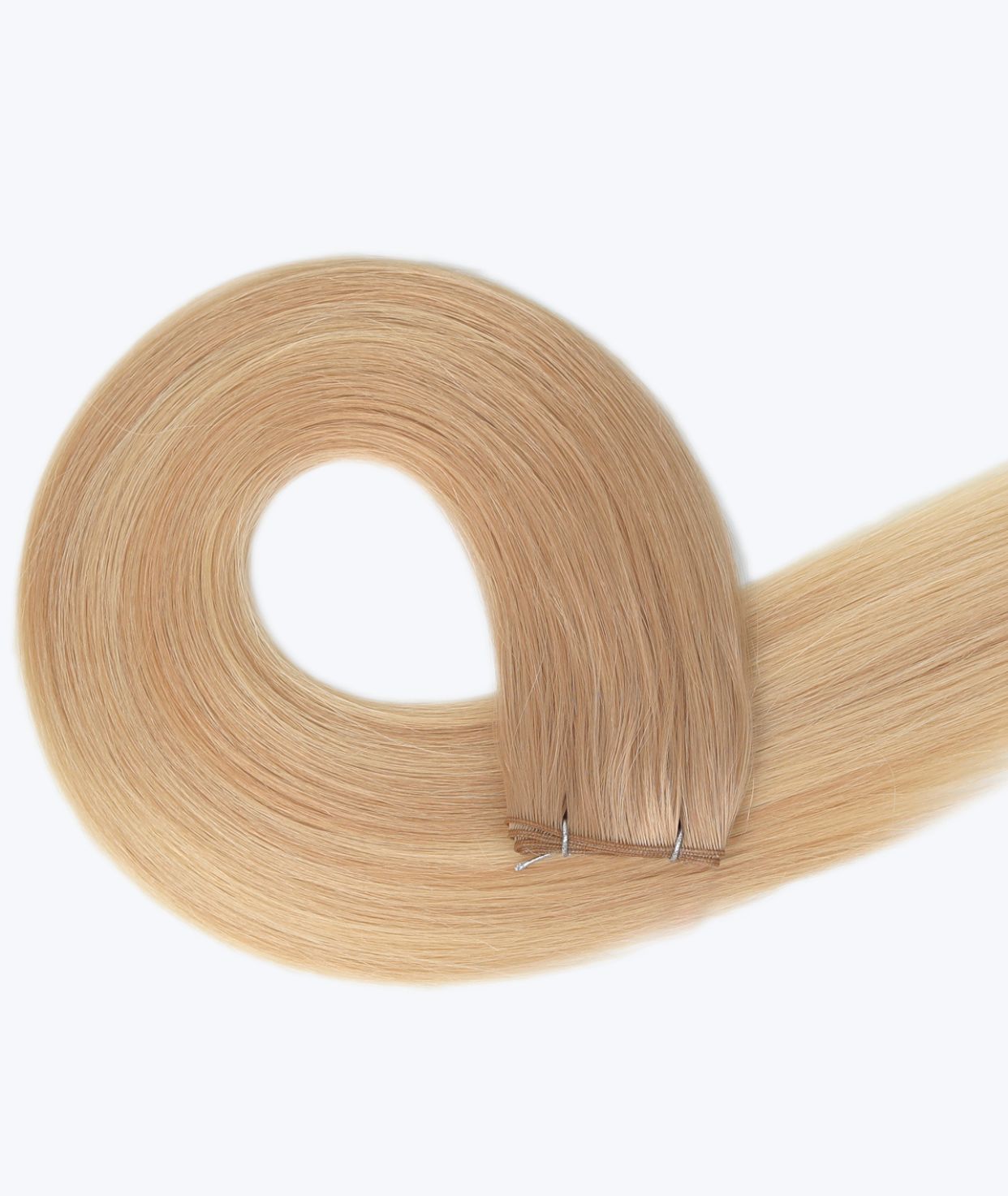 #Sandy Blonde Balayage Genius Weft Extensions