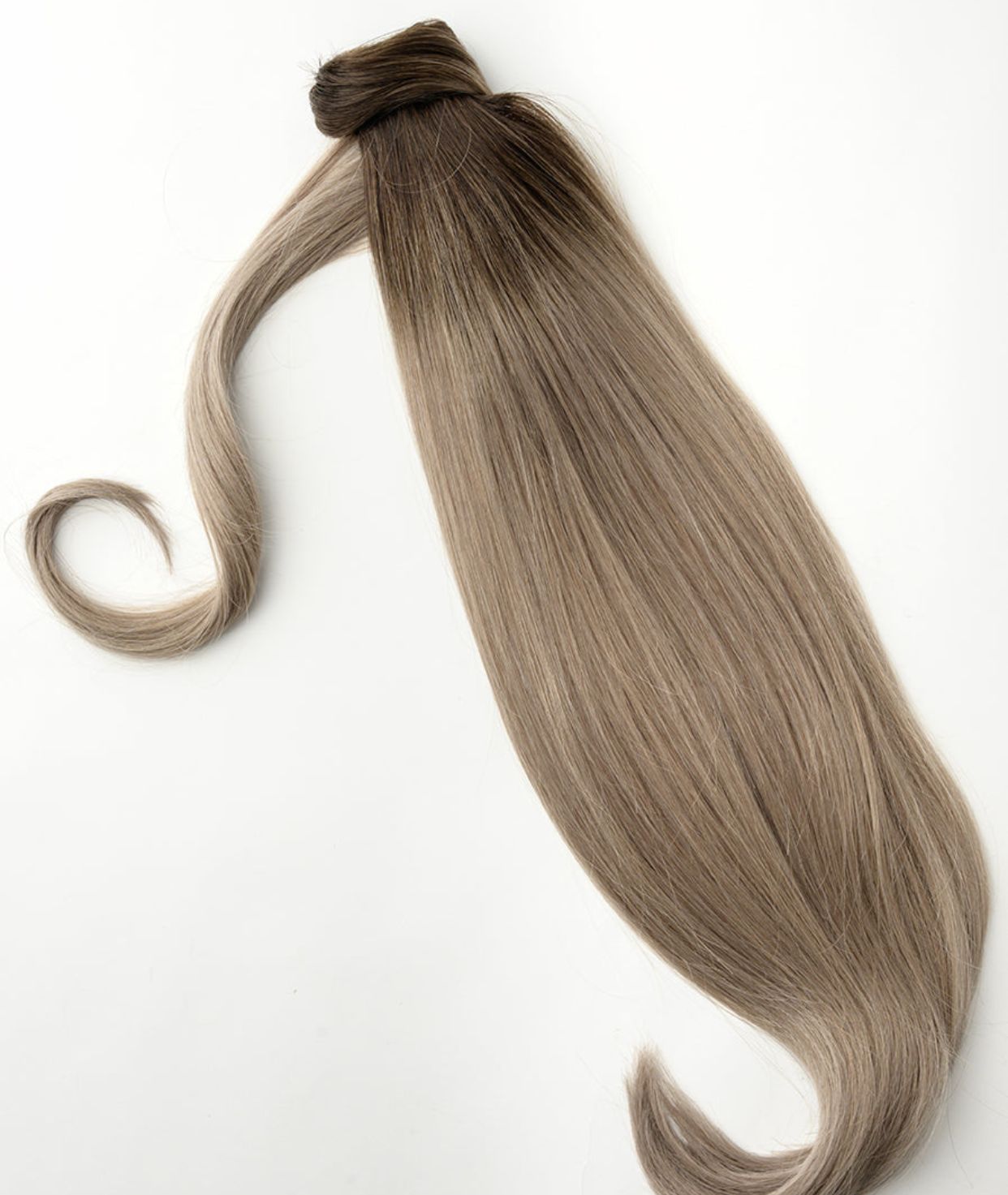 #Smokey Ombre Ponytail Hair Extensions