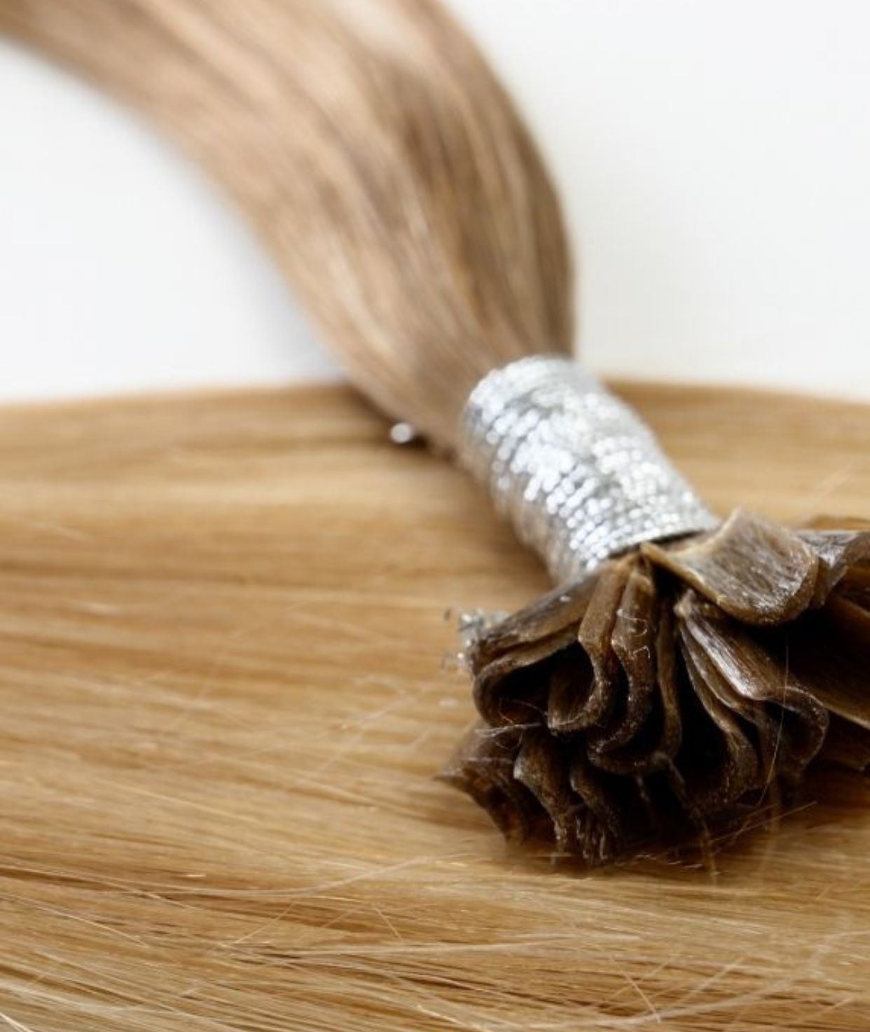 #Toffee Cream Balayage Pre Bonded U Tip Extensions — Value Grade