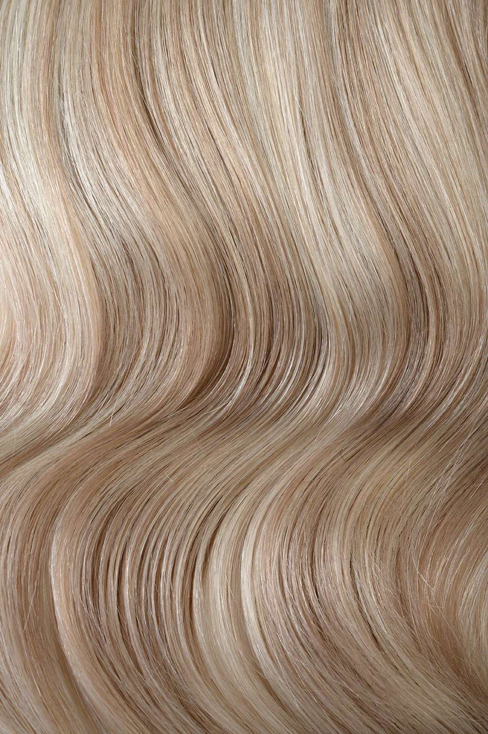 #18/60 Pearl Ash Blonde Highlights Classic Halo Hair Extensions
