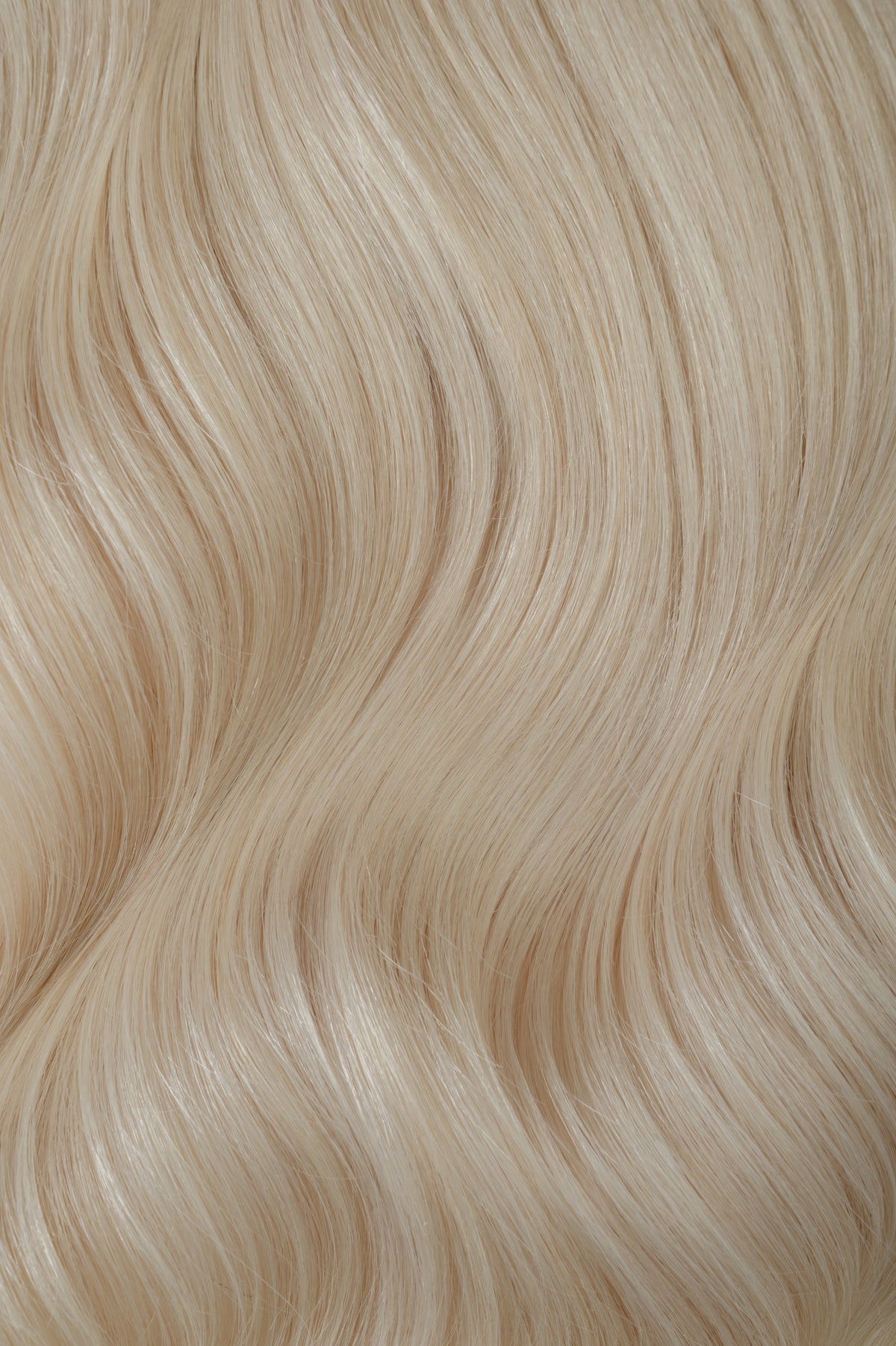 #60 Whitest Ash Blonde Traditional Weft Extensions