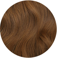 #Chestnut Brown Highlights Ponytail Extensions