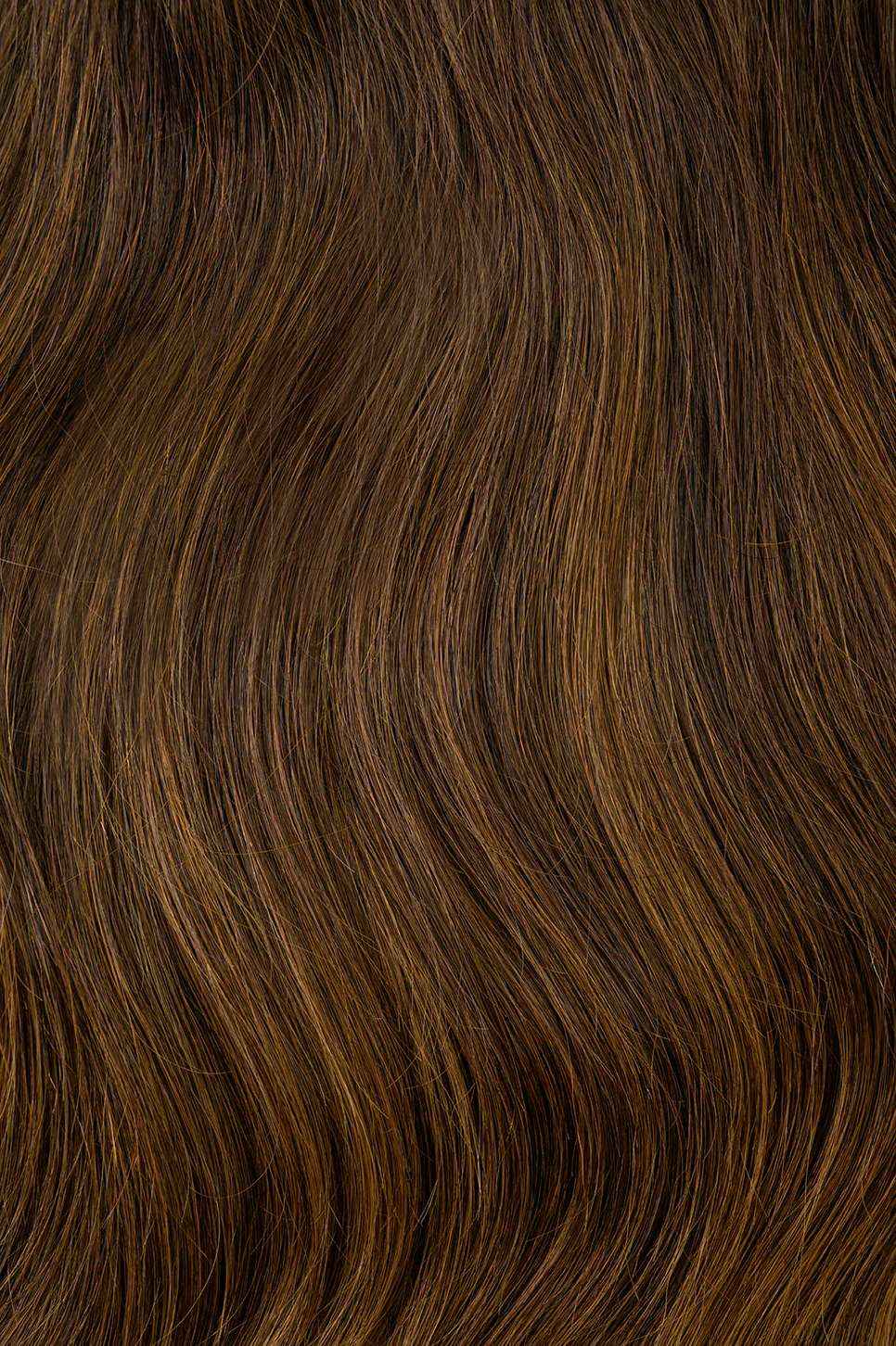 #Chocolate Brown Balayage Traditional Weft Extensions