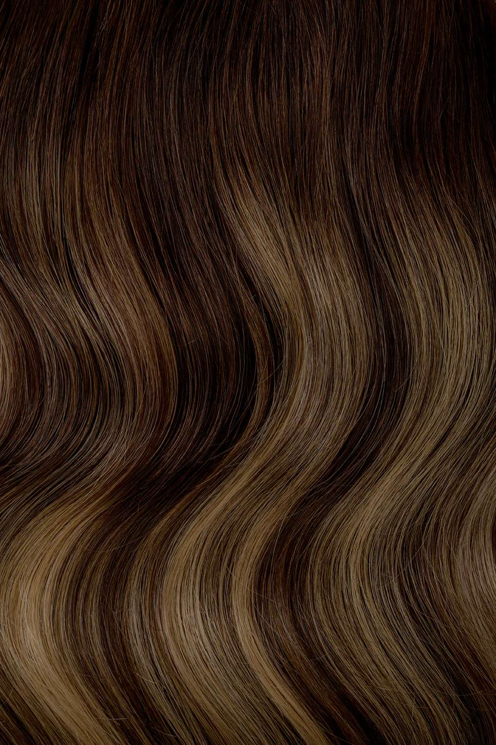 #Dark Ash Brown Balayage Ponytail Extensions — Value Grade